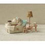 Ballerina-Maus - Maileg - Kleine Schwester mit Tagesbett