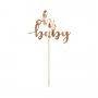 Tortenaufsatz - 25 cm - Oh Baby - Rosgold
