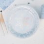 Pappteller - Schillernde Schneeflocke - 8er-Pack Pappteller - Schillernde Schneeflocke - 8er-Pack