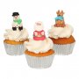 Zuckerdekorationen - 3D - Rentier/Weihnachtsmann/Schneemann - 3er-Pack Zuckerdekorationen - 3D - Rentier/Weihnachtsmann/Schneemann - 3er-Pack