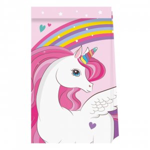 Partytüten - Einhorn-Regenbogen - 4er-Pack Partytüten - Einhorn-Regenbogen - 4er-Pack