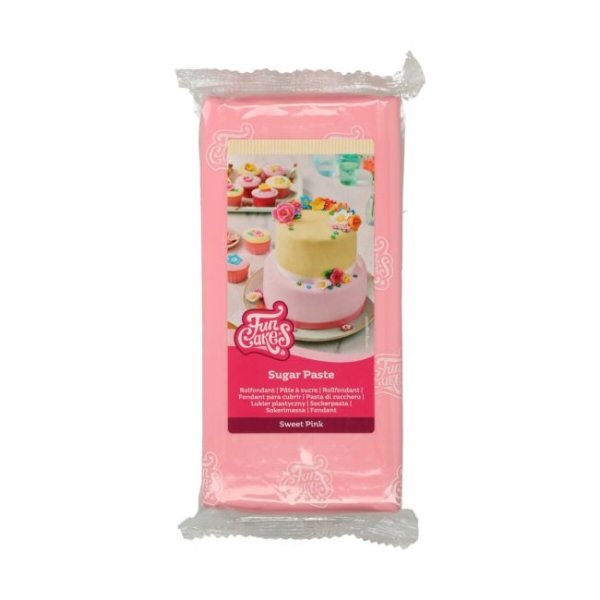 Zuckerpaste - Süßes Rosa - 1 kg - FunCakes - Großpackung Zuckerpaste - Süßes Rosa - 1 kg - FunCakes - Großpackung