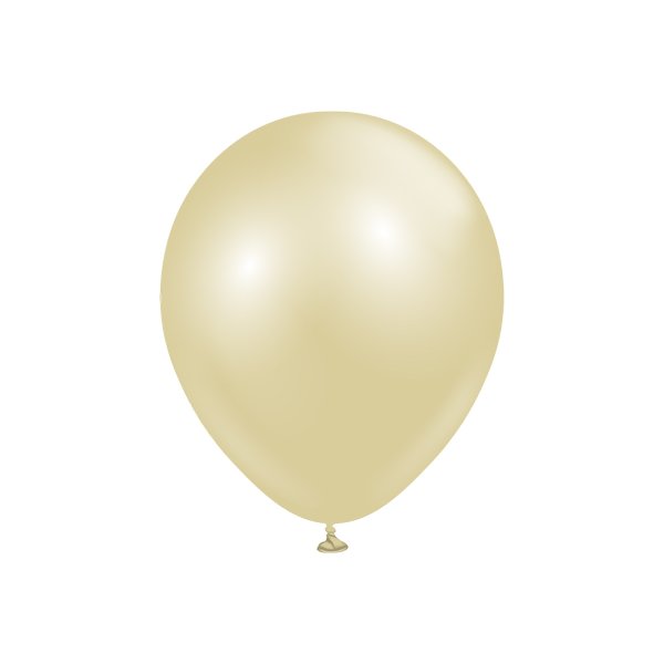 Luftballons, einfarbig - Premium 30 cm - Aura Antikgold - 10er-Pack