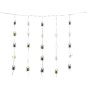 Gardine - Schwarz - 2 x 1,10 m / 10 x 6 cm Gardine - Schwarz - 2 x 1,10 m / 10 x 6 cm