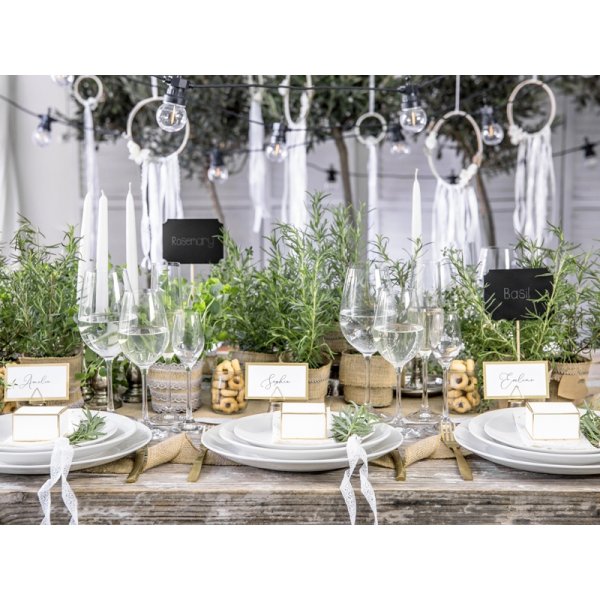 Kartenetui - Dreiecke - Gold - 10er-Pack