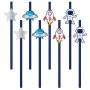 Strohhalme - Space Cosmos - 8er-Pack Strohhalme - Space Cosmos - 8er-Pack