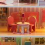 Puppenschrank aus Holz, 70 cm, rosa, mit LED-Beleuchtung - Selbstmontage Puppenschrank aus Holz, 70 cm, rosa, mit LED-Beleuchtung - Selbstmontage