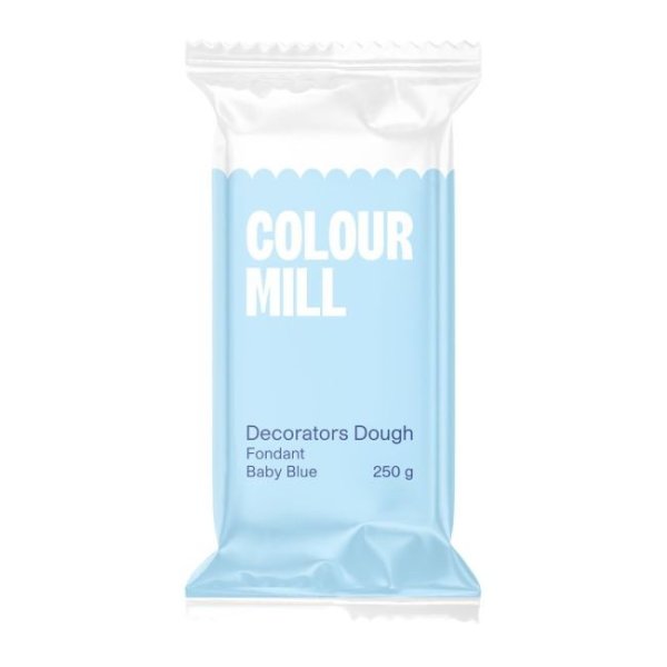 Zuckerpaste-Dekorationsmasse - Babyblau - Farbmühle - 250 g Zuckerpaste-Dekorationsmasse - Babyblau - Farbmühle - 250 g