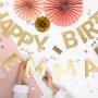 Buchstabenbanner - DIY - Goldmetallic
