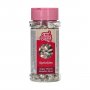 Streusel - Silberne Herzen - Metallic - Funcakes - 80 g Streusel - Silberne Herzen - Metallic - Funcakes - 80 g