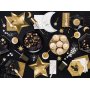 Dessertteller - Sparkle - Schwarz/Gold - 6er-Pack