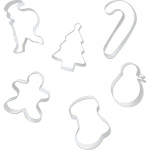 Ausstechformen - Gemischte Weihnachtsmotive - 6er-Pack