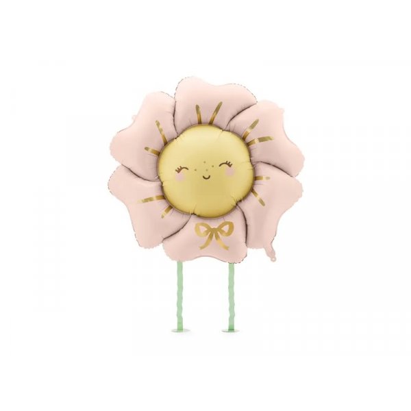 Folienballon - Blume - Rosa/Gelb Folienballon - Blume - Rosa/Gelb