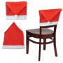 Stuhlhusse - Weihnachtsmütze - 4er-Pack Stuhlhusse - Weihnachtsmütze - 4er-Pack