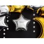 Girlande - Sterne - Silbermetallic