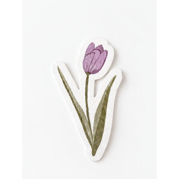 Servietten - Gartenparty - Blumenmuster - Lavendelblau - 16er-Packung Servietten - Gartenparty - Blumenmuster - Lavendelblau - 16er-Packung