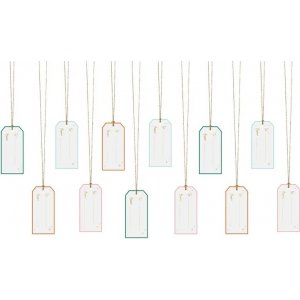 Geschenkanh�nger - Gemischte Farben - 12er-Pack
