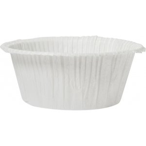 Amerikanische Muffinformen - Gro� - Wei� - 16er-Pack