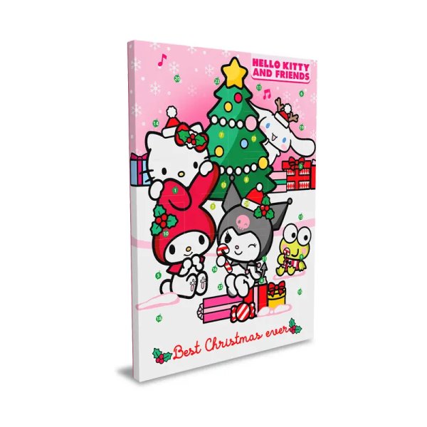 Adventskalender - Hello Kitty - Schokolade - 24 F�cher