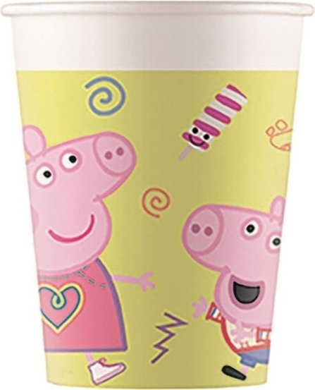Pappbecher - Greta Gris - 8er-Pack Pappbecher - Greta Gris - 8er-Pack