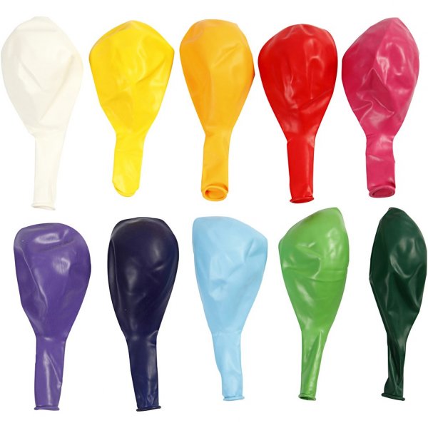 Luftballons - 10er-Pack - Bunte Mischung