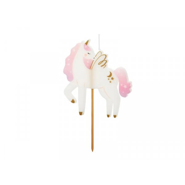 Kuchenkerze - Einhorn - 9 cm Kuchenkerze - Einhorn - 9 cm