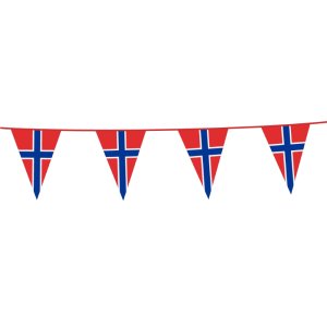 Wimpelgirlande - Norwegen - 10 m Wimpelgirlande - Norwegen - 10 m