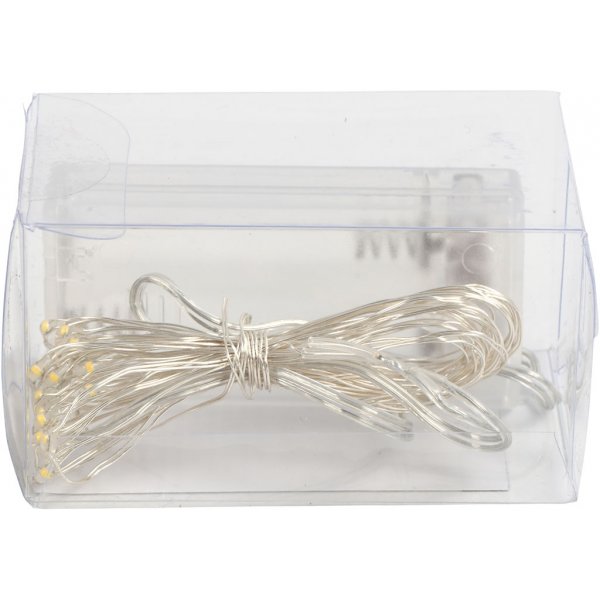 LED-Lichterkette - Silber - L: 3,15 m