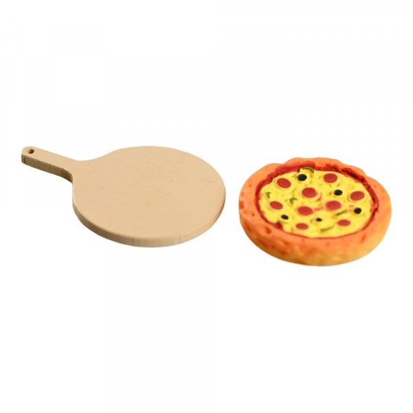 Weihnachtsmann-Zubehör - Pizza mit Backschaufel Weihnachtsmann-Zubehör - Pizza mit Backschaufel