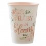 Pappbecher - Baby in Bloom - 8er-Pack
