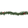 Girlandenreis mit roten Beeren - 2,7 m Girlandenreis mit roten Beeren - 2,7 m