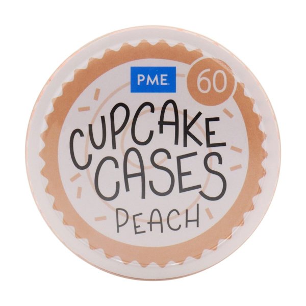 Muffinformen - Pfirsich - PME - 60er-Pack