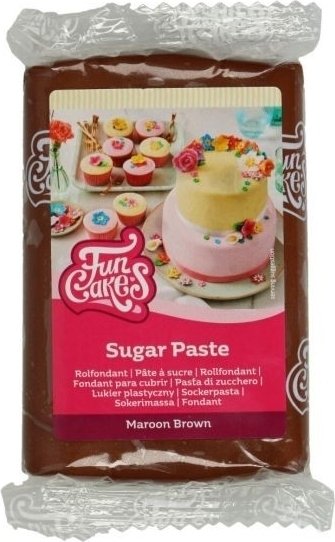 Zuckerpaste - Kastanienbraun - Funcakes - 250 g