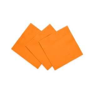 Kleine Servietten - Orange - 24 x 24 cm - 20er-Packung