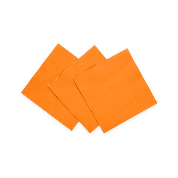 Kleine Servietten - Orange - 24 x 24 cm - 20er-Packung Kleine Servietten - Orange - 24 x 24 cm - 20er-Packung