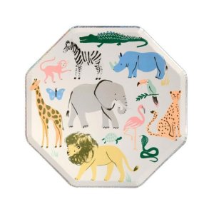 Pappteller - Safari - 25 cm - 8er-Pack - Meri Meri Pappteller - Safari - 25 cm - 8er-Pack - Meri Meri