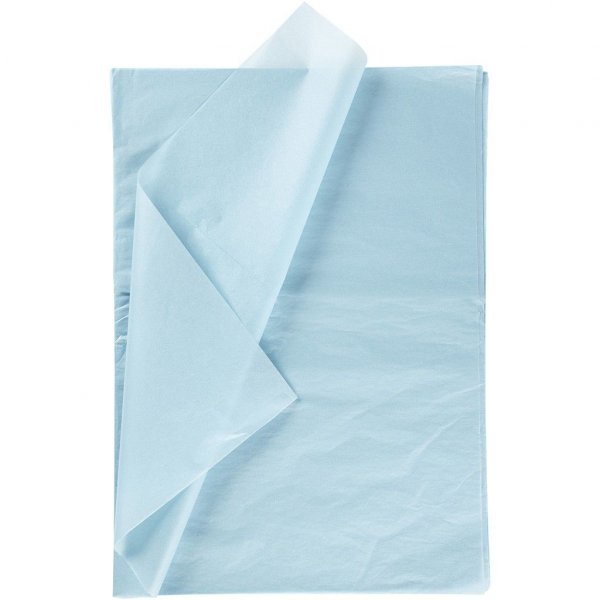 Seidenpapier - 25 Blatt - Hellblau