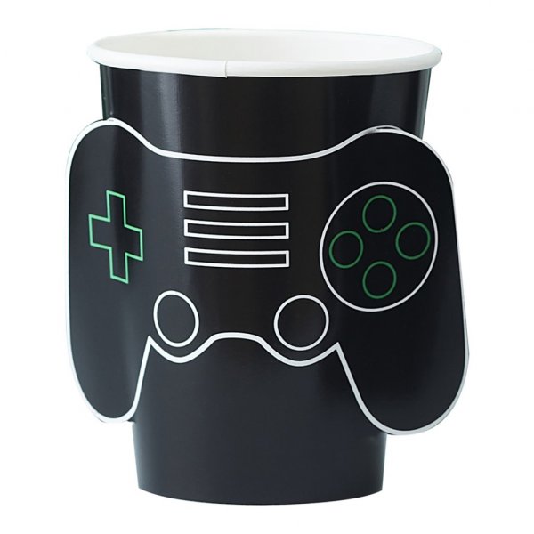 Pappbecher - Game on - 8er-Pack