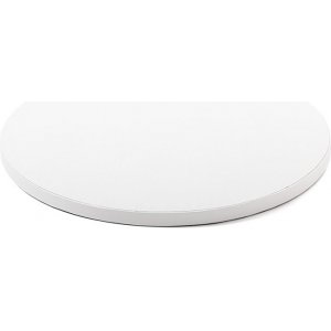 Dicke Kuchenform - Rund, wei� mit glattem Rand - 1,2 cm dick, 30 cm Durchmesser