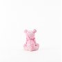 Kuchendekoration - Patchwork Teddy - Rosa Kuchendekoration - Patchwork Teddy - Rosa