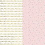 Geschenkpapier - Mix - Gold/Streusel - 2er-Pack