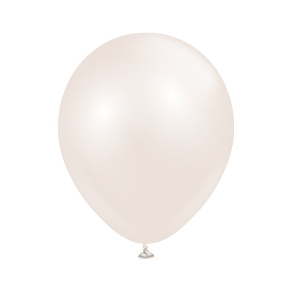 Luftballons, einfarbig - Premium 45 cm - Aura Beige Creme - 5er-Pack Luftballons, einfarbig - Premium 45 cm - Aura Beige Creme - 5er-Pack