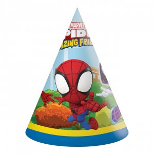 Partyhüte - Spidey & seine Freunde - 6er-Pack Partyhüte - Spidey & seine Freunde - 6er-Pack