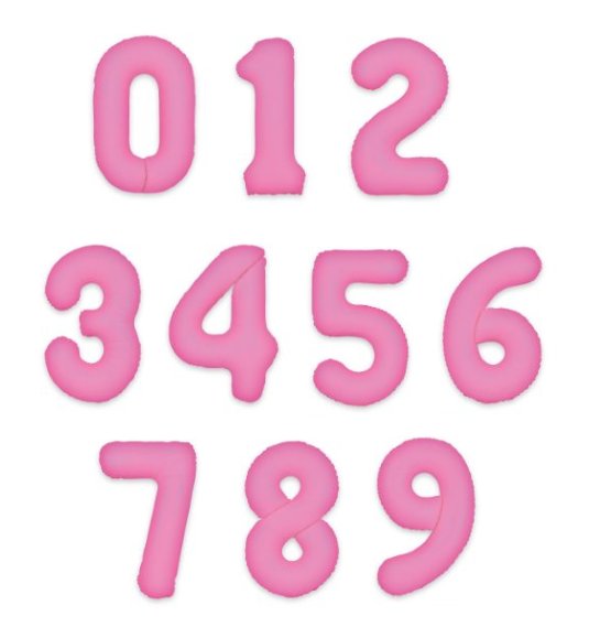 Ballonfigur - Neonpink - 86 cm Ballonfigur - Neonpink - 86 cm