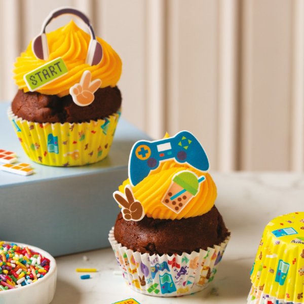 Cupcake-Förmchen - Gaming - 36er-Packung - Decora Cupcake-Förmchen - Gaming - 36er-Packung - Decora