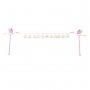 Tortenaufsatz - Storch - Hallo Baby - Rosa/Wei�/Gold