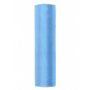 Organzastoff - 0,16 x 9 m - Hellblau