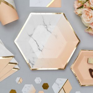 Dessertteller - Colour Block - Aprikose - 8er-Pack Dessertteller - Colour Block - Aprikose - 8er-Pack