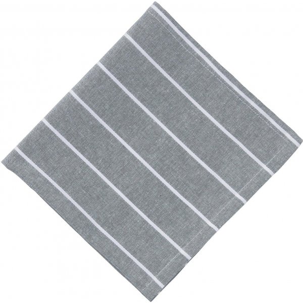 Alba Serviette 45 x 45 cm - Grau