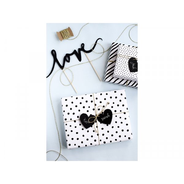 Kuchendeckel - Liebe - Schwarz